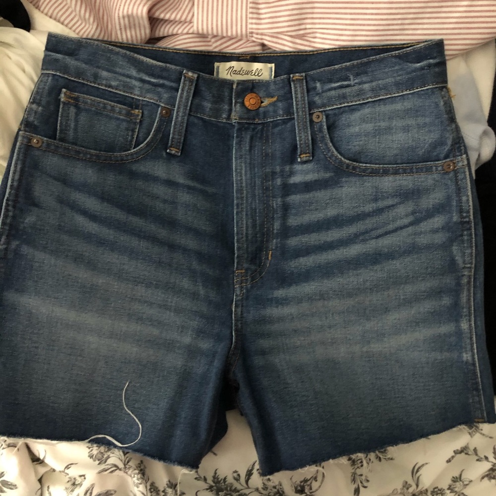 NWOT Madewell high waisted shorts
